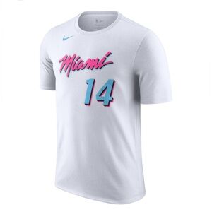 Nike Miami Heat Vice Tyler Herro Boys Tee in White| Size: L 14/16